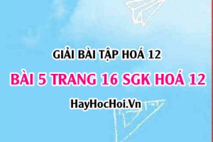 Giải bài 5 trang 16 SGK Hoá 12: Xà phòng, chất tẩy rửa tổng hợp, khái niệm, cách sản xuất, tác dụng